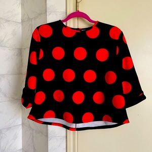 Polka dot top